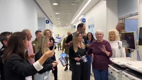 Thumbnail for Margalit Moses says thank you to the hospital staff