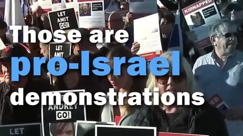 Thumbnail for Pro Israel vs Pro Palestinian demonstrations 
