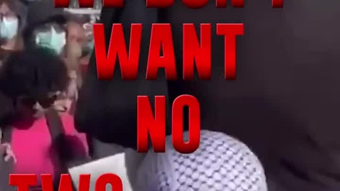 Thumbnail for Anti-Israel protestors call for the destruction of Israel