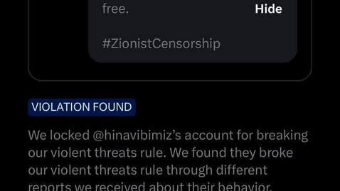 Thumbnail for Elon Musk bans &quot;From the river to the sea, Palestine will be free&quot; 