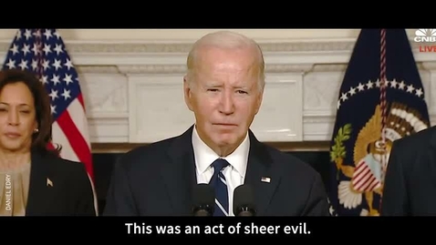 Thumbnail for Biden's Statement of Solidarity / Horrors of 7 October (English)