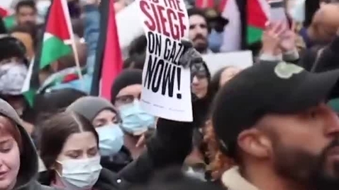 Thumbnail for Pro-Palestine protests held in Western countries.mp4