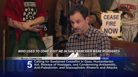 Thumbnail for My family and I do not feel safe as Jews in San Francisco