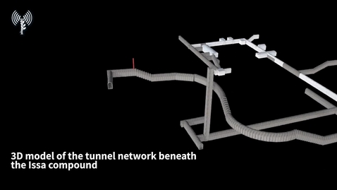 Thumbnail for 3D model showing the tunnel network in Gaza