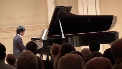 Thumbnail for Watch: Kevin Chen opens his concert at  Carnegie Hall  with Hatikva, Israel’s anthem