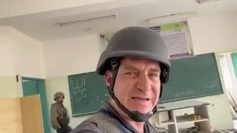 Thumbnail for Dani Kushmaro at a school in Gaza 
