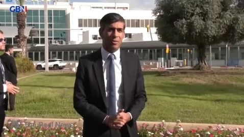 Thumbnail for British PM arrives in Israel