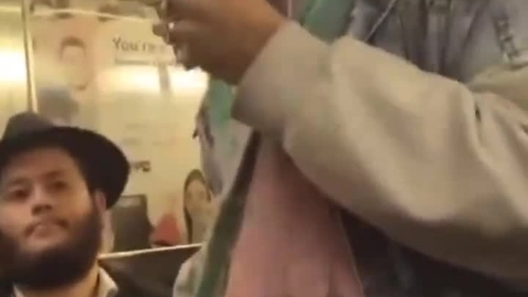 Thumbnail for Anti-Semitic incident on NYC subway backfires 